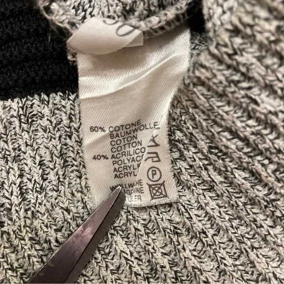 Vintage 80’s Geometric Sweater Rainbow Trippy Retro Grandpa Striped Men’s Large - Picture 3 of 6